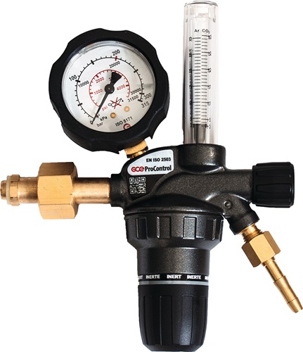 Flaschendruckminderer ProControl Flowmeter Argon/CO2 200bar 1-stufig 30l/min