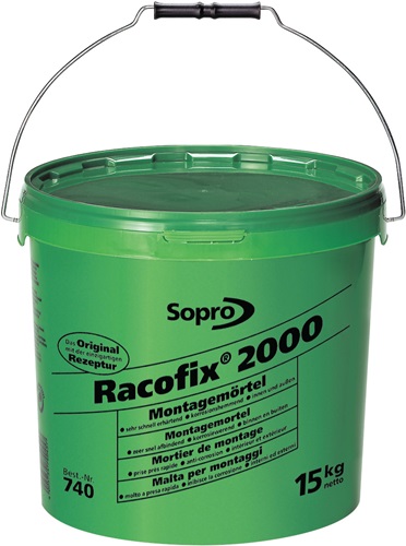 Montagemörtel Racofix® 2000 1:3 Raumteile (Wasser/Mörtel) 15kg Eimer SOPRO