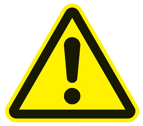Warnzeichen ASR A1.3/DIN EN ISO 7010 200mm Warnung vor Gefahrenstelle Ku.
