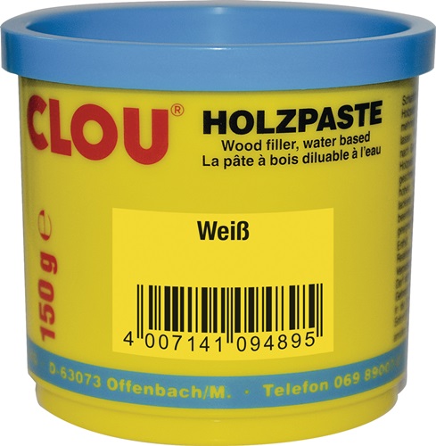 Holzpaste Farbe 16 weiß 150g Dose CLOU