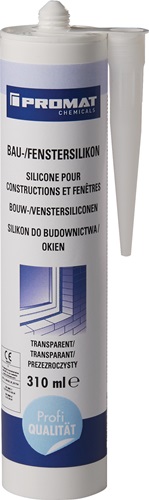 Bau-/Fenstersilikon transp.310 ml Kartusche PROMAT CHEMICALS