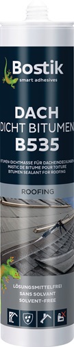 Bitumen-Dachdichtstoff B535 schwarz 300ml Kartusche BOSTIK
