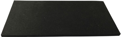 Zellkautschukplatte B.1m L.10m D.2mm EPDM schwarz ITES