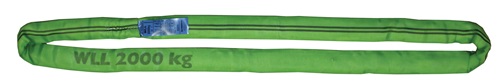 Rundschlinge DIN EN 1492-2 Umfang 2m grün Tragf.einf.2000kg PROMAT