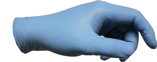 Einw.-Handsch.VersaTouch 92-200 Gr.6,5-7 blau Nitril 100 St./Box