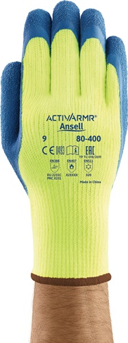 Kälteschutzhandschuhe ActivArmr® 80-400 Gr.10 gelb/blau EN 388,EN 511,EN 407