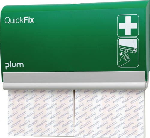 Pflasterspender QuickFix B232,5xH133,5xT33ca.mm grün PLUM