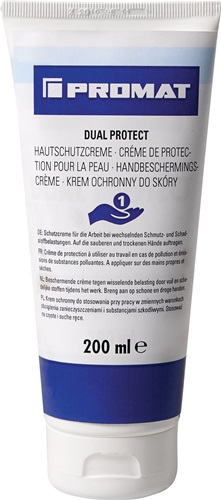 Hautschutzcreme Dual Protect 200ml o.Duft-/Farbstoffe,silikonfrei PROMAT