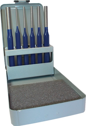 Splintentreibersatz 6tlg.3-4-5-6-8-10mm Metallkassette PROMAT