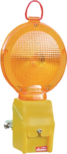 Baustellenwarnleuchte MonoLight LED gelb Leuchtenkopf drehb.NISSEN