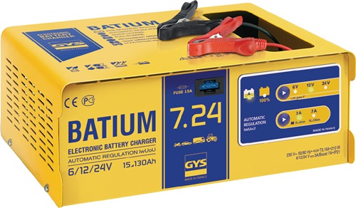 Batterieladegerät BATIUM 7-24 6/12/24 V effektiv:11/arithmetisch:3-7 A GYS