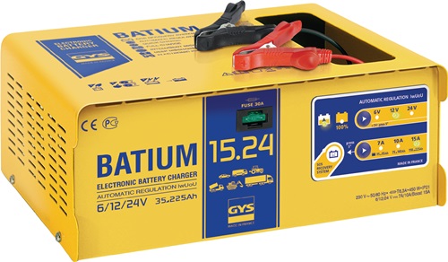 Batterieladegerät BATIUM 15-24 6/12/24 V effektiv:22/arithmetisch: 7-10-15 A GYS