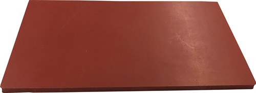 Gummiplatte Silik.B.1,2m L.10m D.3mm 60 +/- 5Grad Shore Silik.rot
