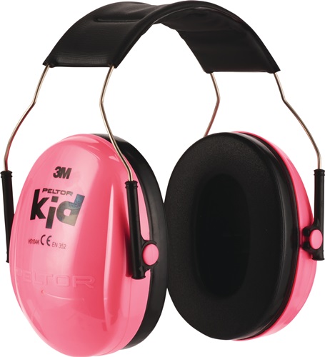 Kapselgehörschutz H510AK EN 352 SNR 27 dB Kopfbügel pink f.Kinder 3M