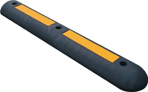 Leitschwelle L1000xB150xH60mm PVC schwarz m.gelben Reflexstreifen