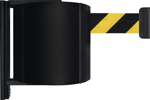 Gurtkassette schwarz f.Gurt-L.22m schwarz/gelb z.Wm.VIA GUIDE